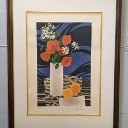 1960s Limited Edition "Flowers and Fruit" Lithograph | Signed & Numbered by Yves Ganne w/COA