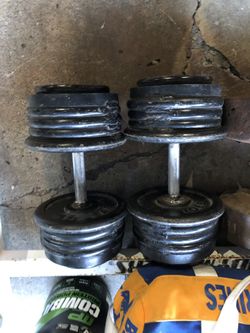 115 lbs dumbbells