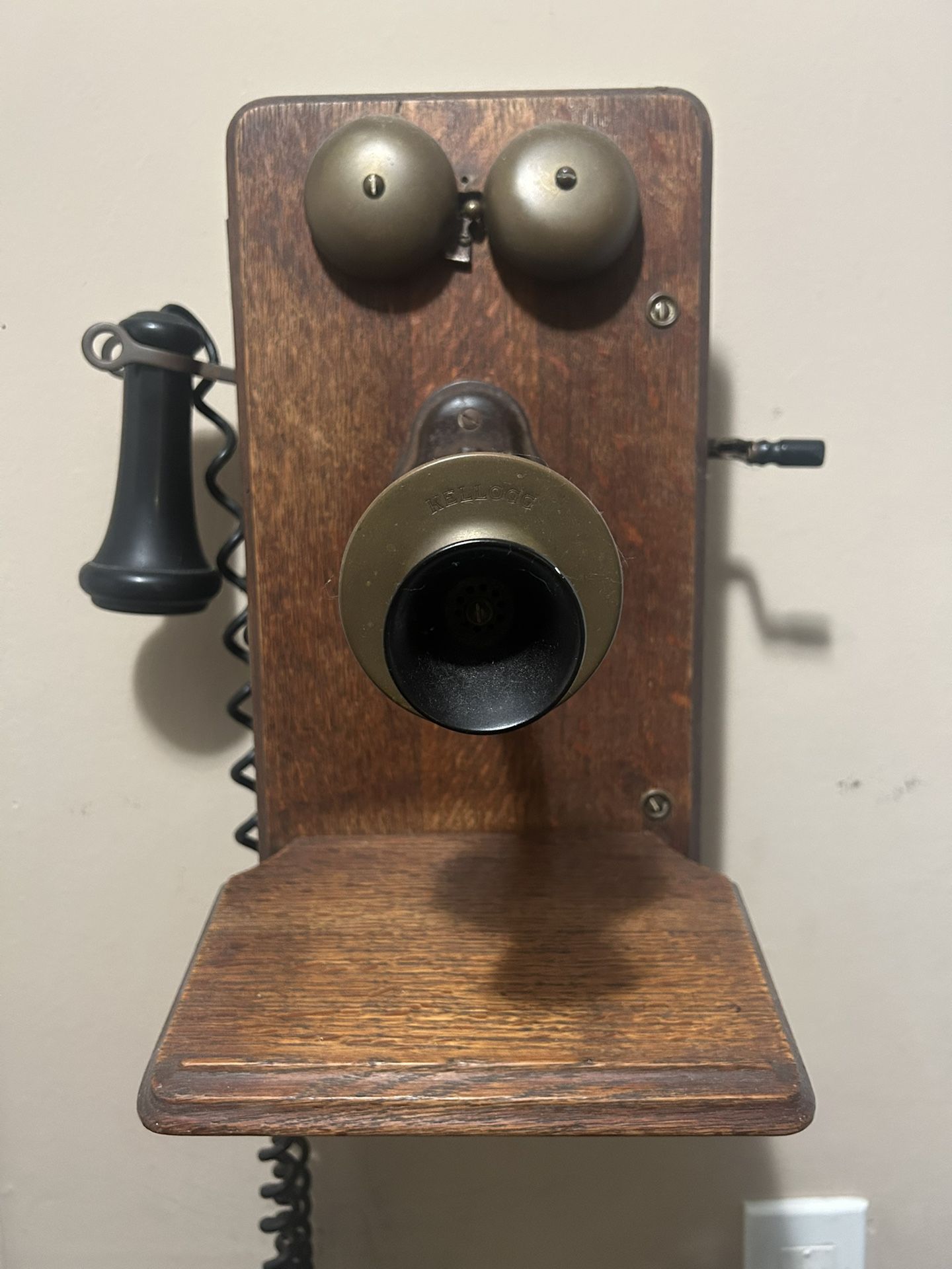 Vintage Antique Wall Phone - 1902 