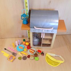 Our Generation BBQ Playset For 18-inch Dolls