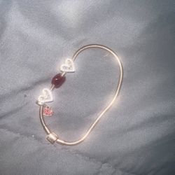 Pandora Rose Gold Charm Bracelet 