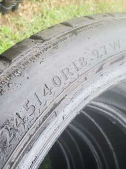 245/40/18 Tires still have some life left.