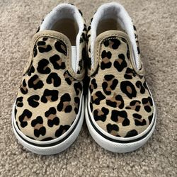 Toddler Leopard Print Vans Size 6