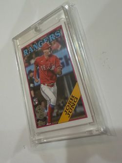 Josh Jung Topps RC Baseball Card Rangers