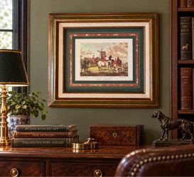 Vintage W. Shayer “The Meet” Fox Hunt – Framed