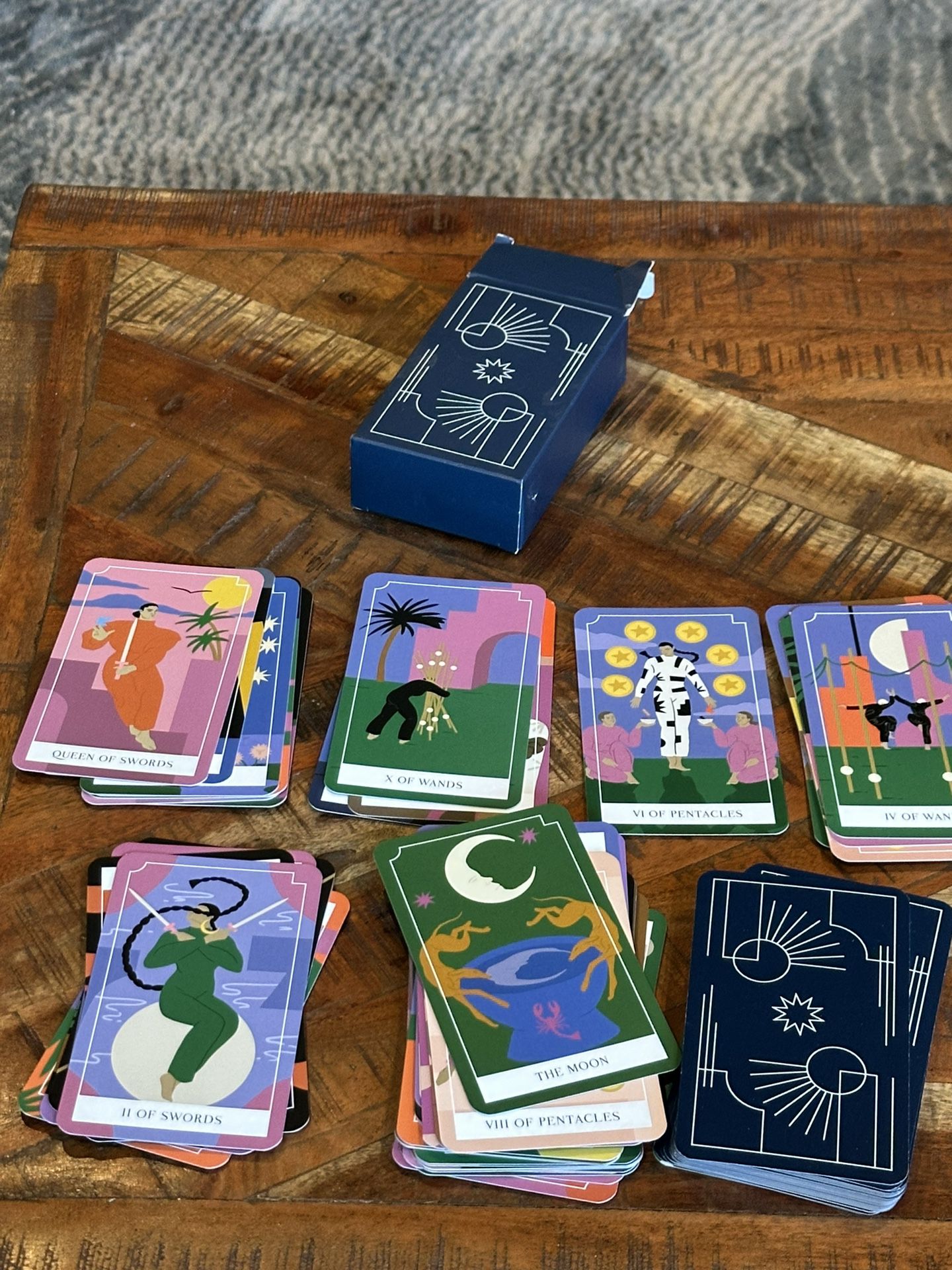 Tarot Cards Deck Neo Fresh Approach To Self Care Healing Empowerment 78 Set