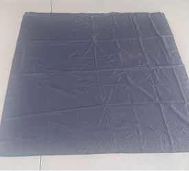 Grey Rhinestone Shower Curtain (70.5x71.5”)