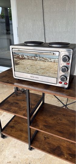 Bene Casa Toaster Oven with Hot Plates