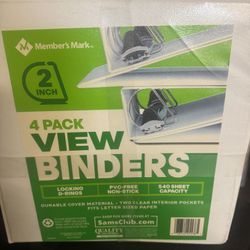 Binders NEW 4PK