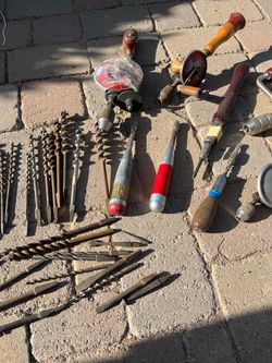 Vintage drills and drill bits