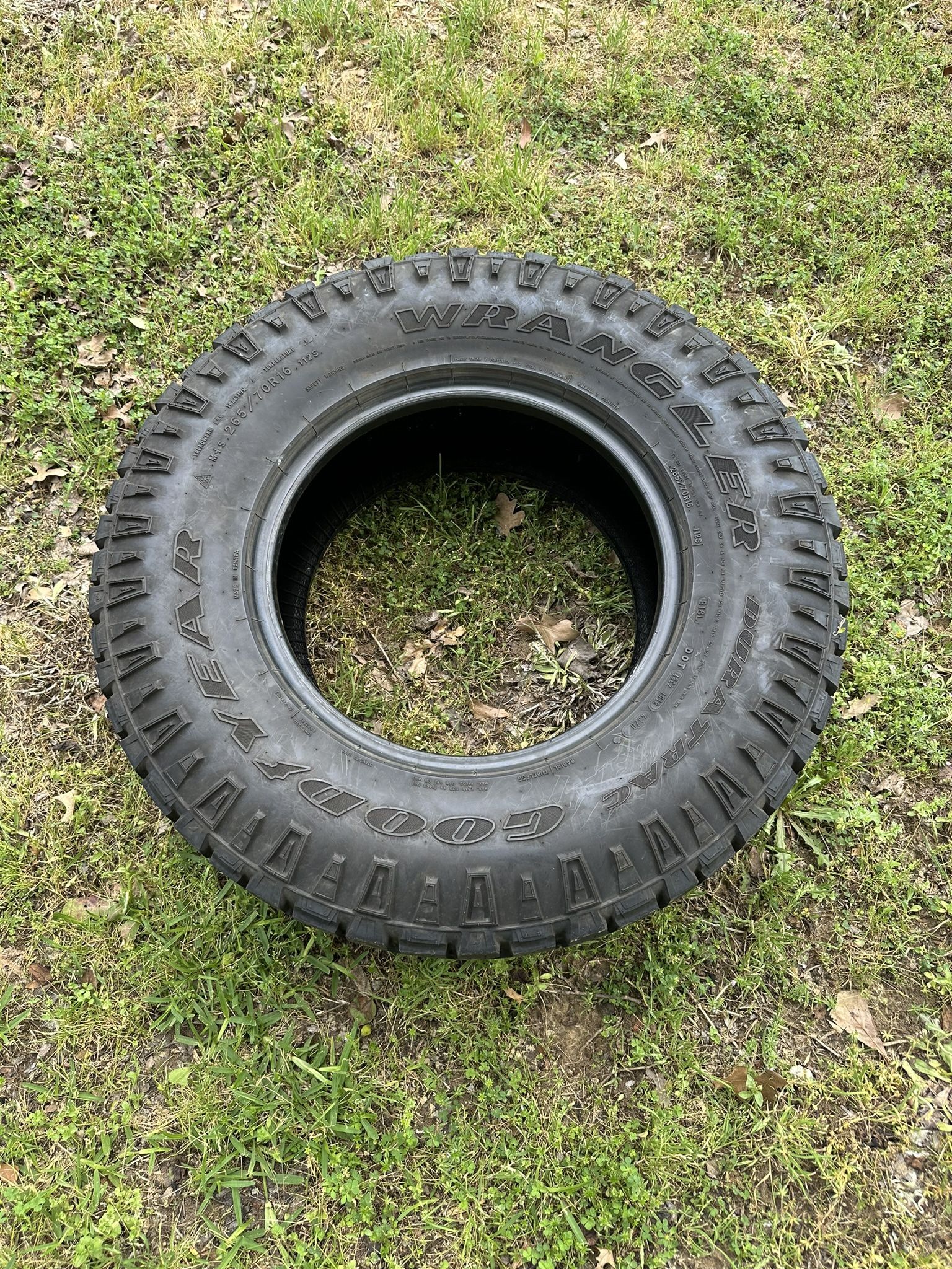 Good Year Wrangler Duratrac Tires!