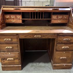 Vintage Roll Top Desk