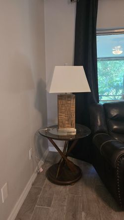 Man Cave : Leather Dark Brown Rocker