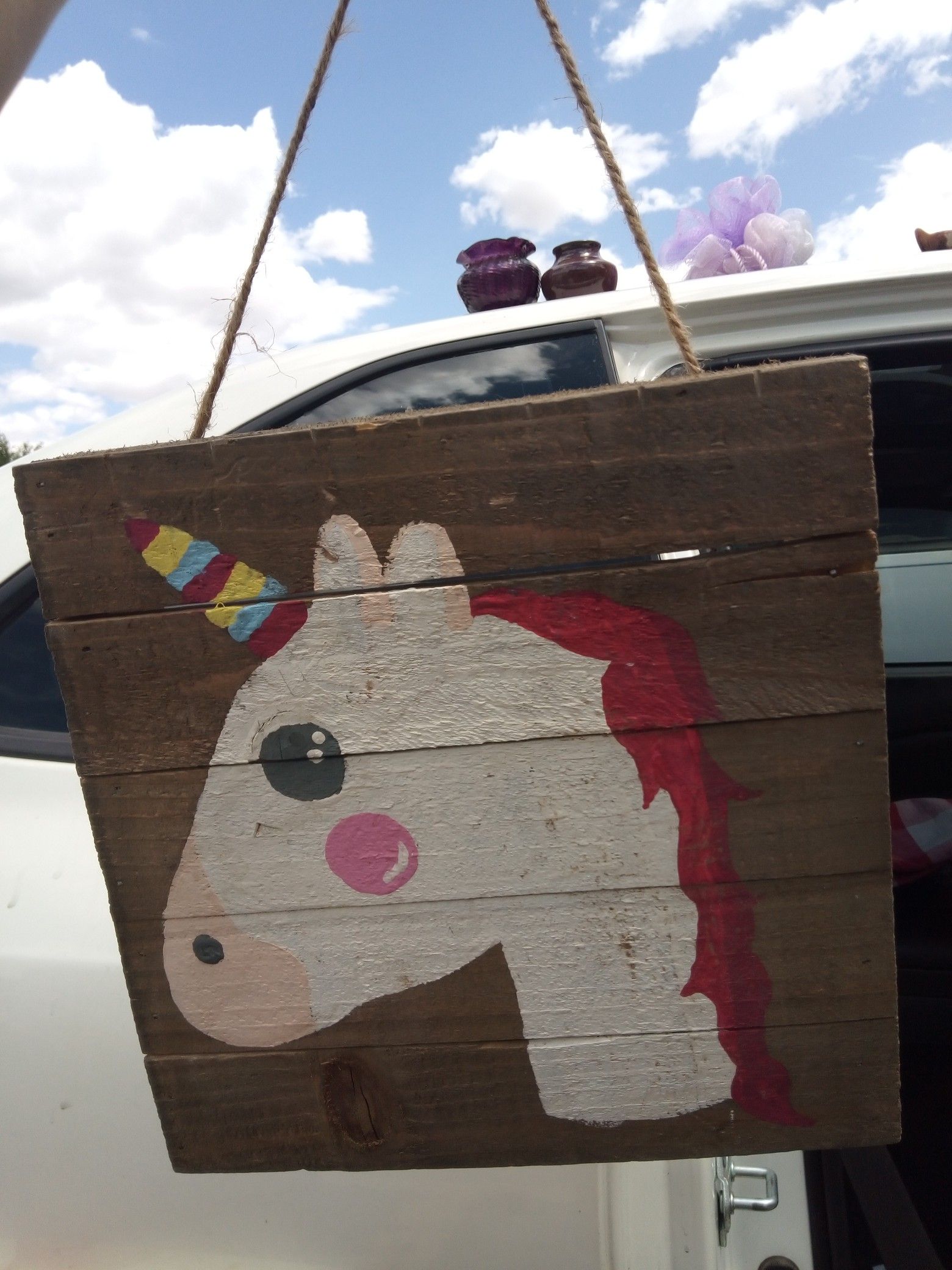 Unicorn Pallet Wall Hanging Decor