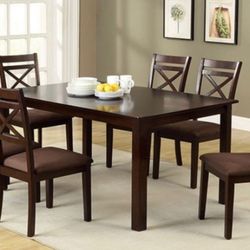 Dining Table Set 6 Chairs 