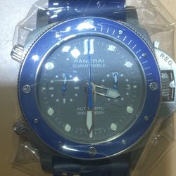 Panerai Rolex Blue Cermaic Box Papers  48mm 