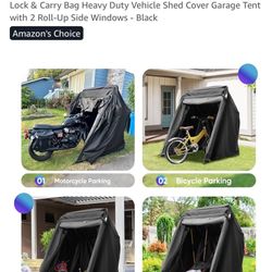 Telescoping Motorcycle Canopy New In Box