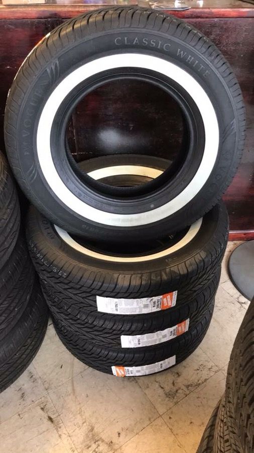 New Vogue Tyre 235/75R15 Classic White Wall Trea 235 75 15 for Sale in Alton, IL OfferUp