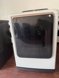 Samsung 7.4 Cu Ft Smart Gas Dryer Ivory DVG55A7300E