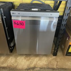New LG Dishwasher 24” Wide 