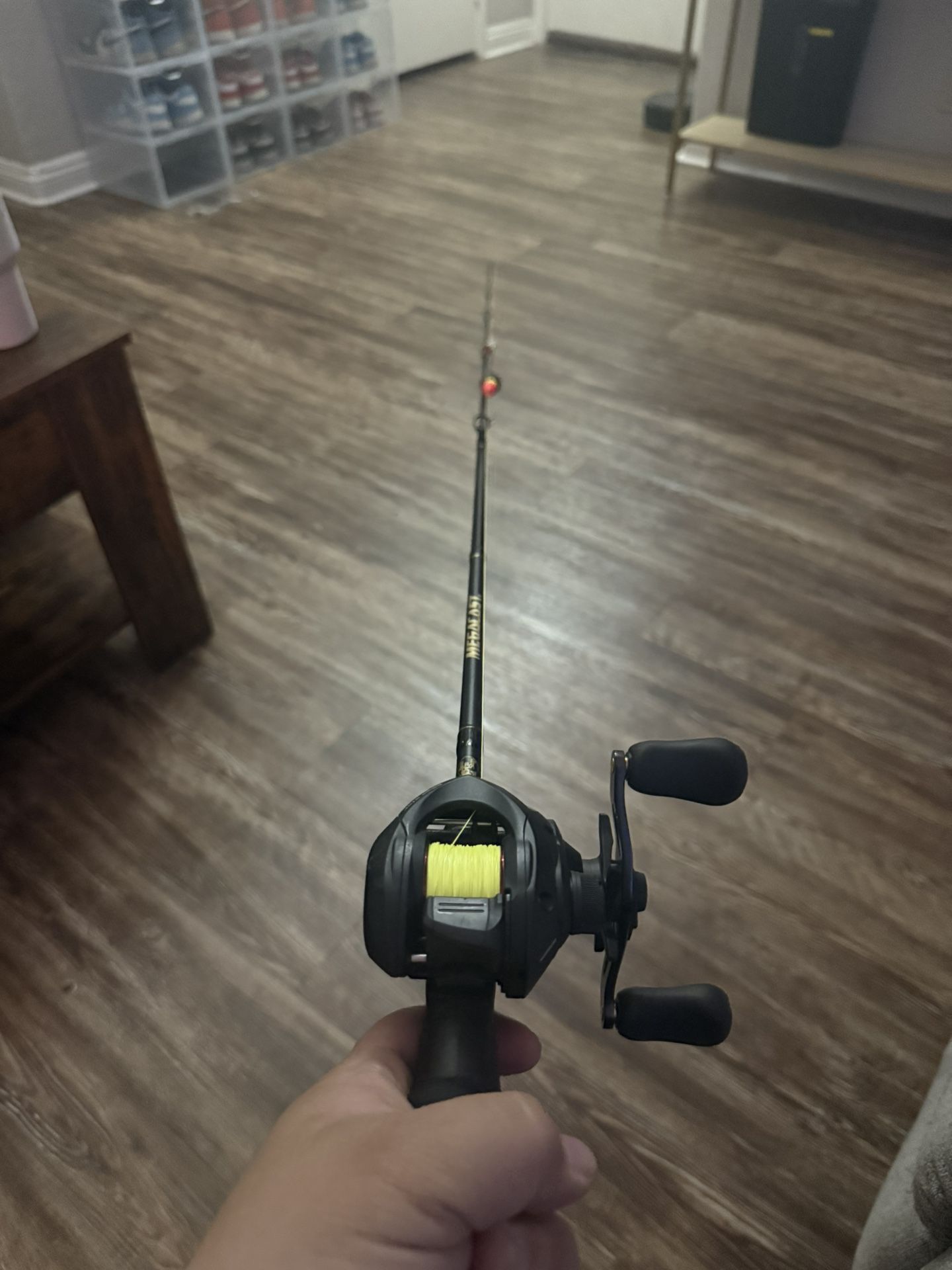 Bait caster Combo - Shimano Bass Rise Reel / Megacast Rod