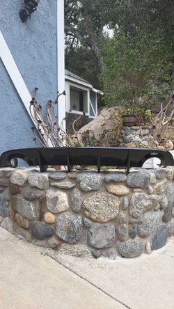 Glossy black dodge charger 2008-2022 diffuser