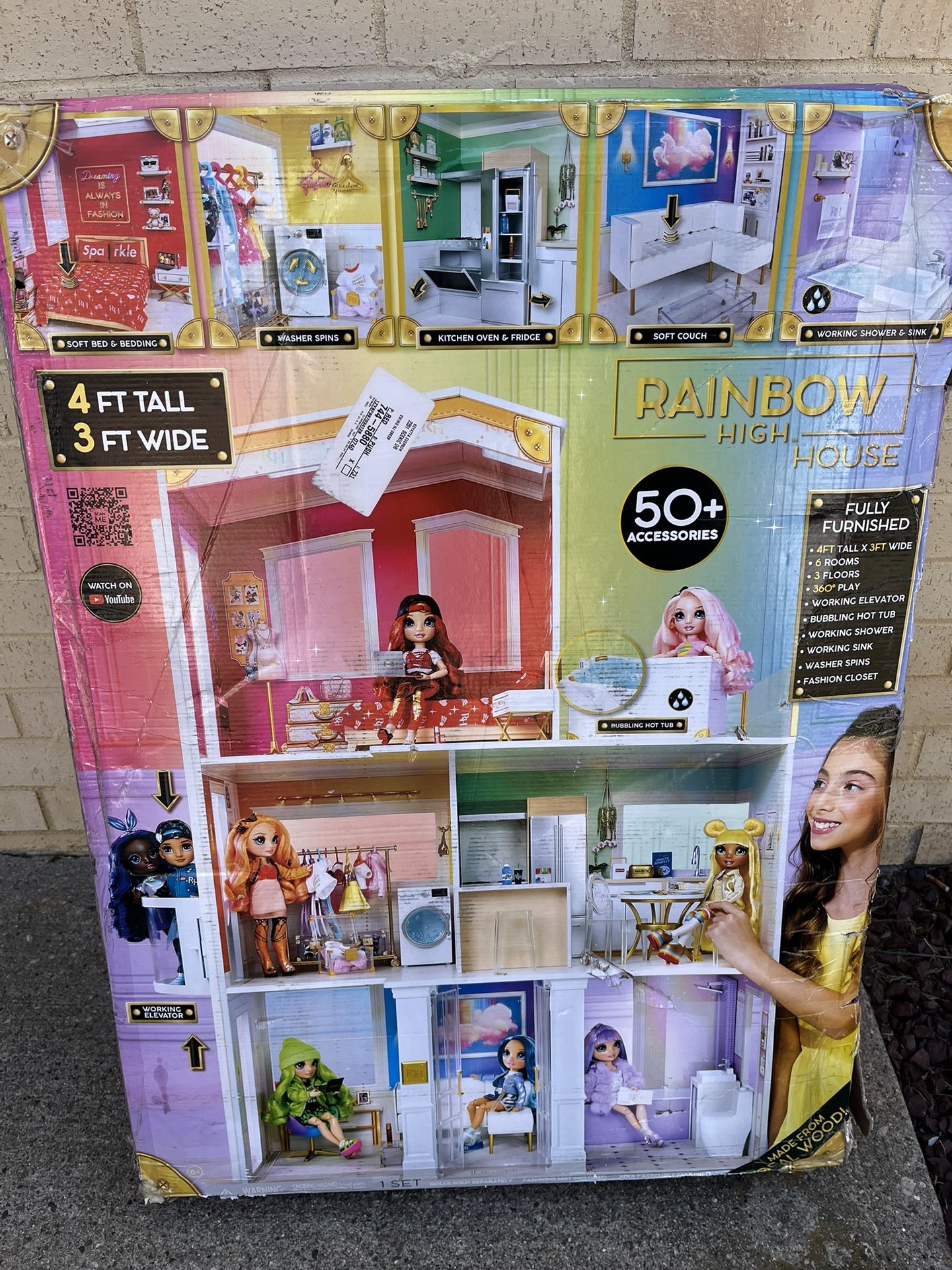 Rainbow High Doll House Fully Furnished - Main Image