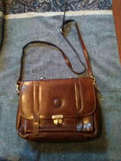 MKQ Leather satchel good condition
