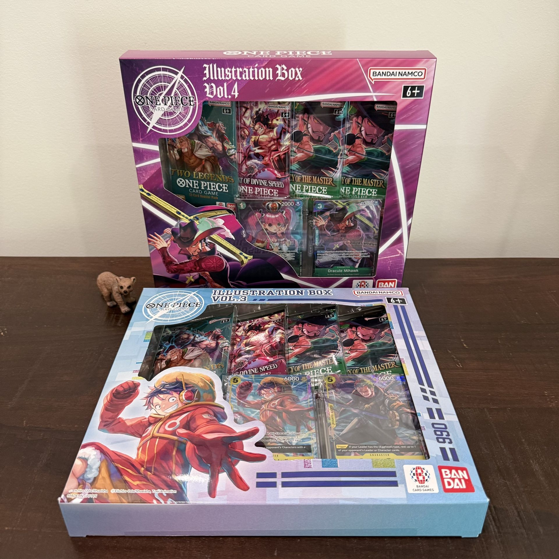 One Piece TCG Illustration Box Volume 3 + 4