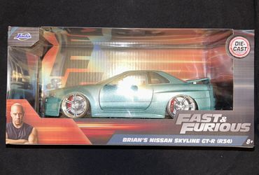 Jada Brian’s Skyline R34 Teal