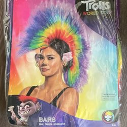 Trolls World Tour Barb Rainbow Wig 