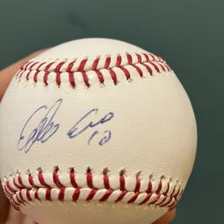 Edwin Encarnacion Signed Baseball With Coa 