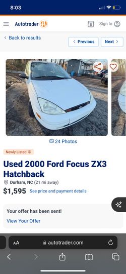 2000 Ford Focus