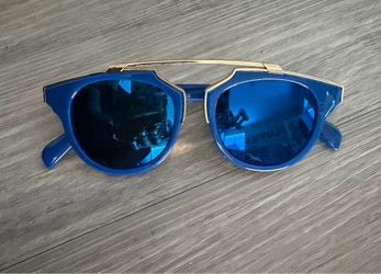Blue sunglasses