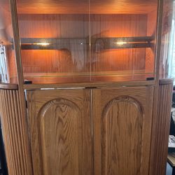 TV DVD CURIO CABINET
