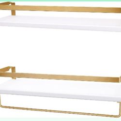 Gorgeous White Floating Shelves. New In Box