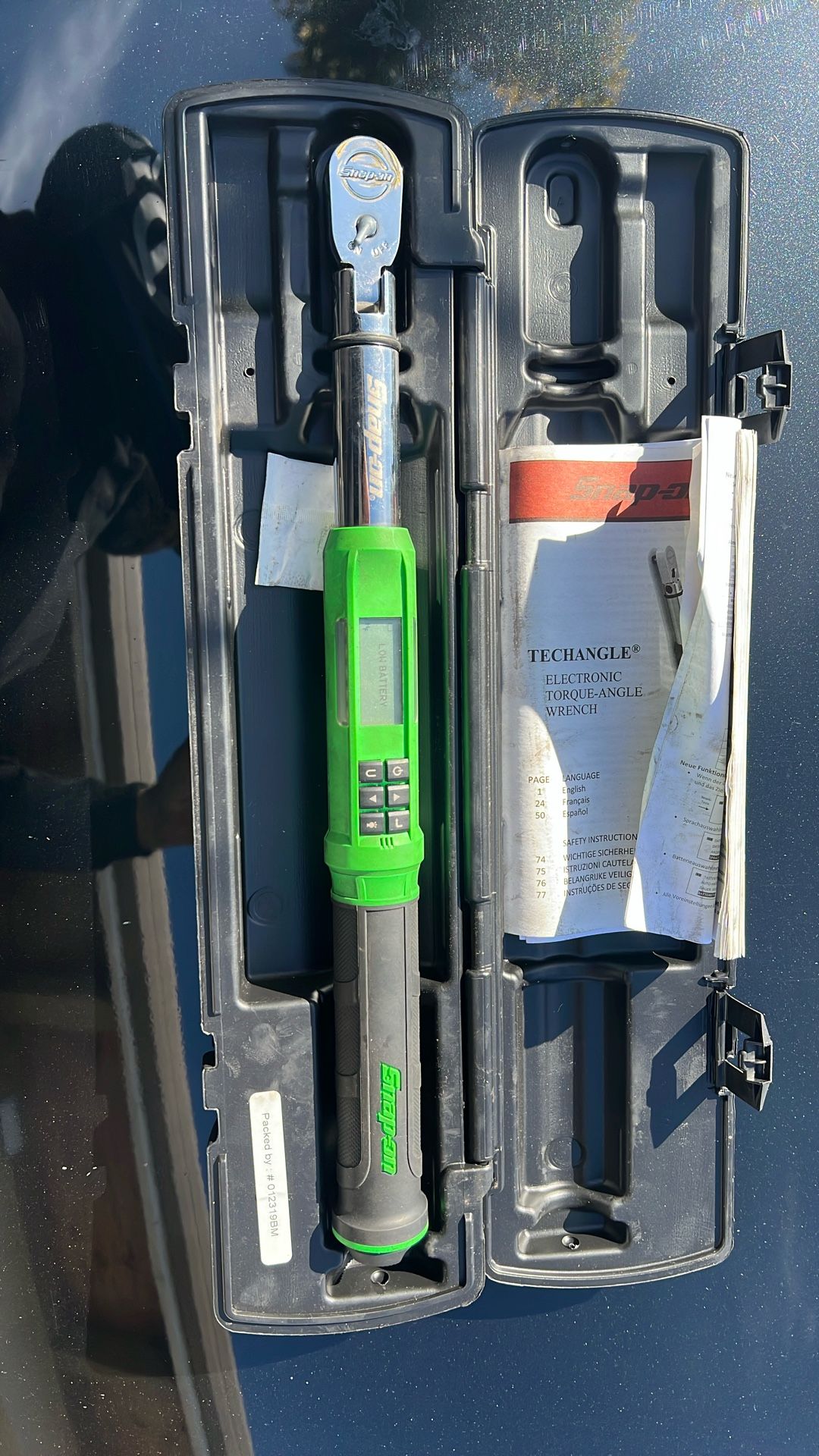 Snap-on 3/8" Drive Flex-Head TechAngle Torque Wrench (5–125 ft-lb)