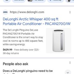 Portable AC Unit delonghi 