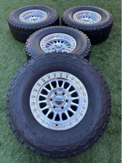 315/70/17 on new KMC IMS Chevy Silverado wheels