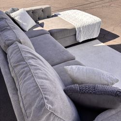 Grey Sectional Couch 