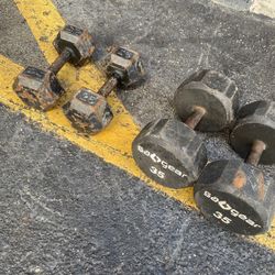 Dumbbells Pairs Of 35 and 25