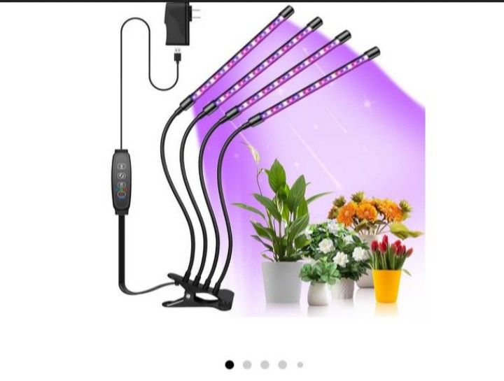 Grow Lights for Indoor Plants Full Spectrum, 80 LEDs Plant Lights for - $10