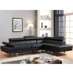 SECTIONAL SOFA *** BLACK COLOR **** ⚫ 