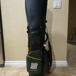 New Malbon Undefeated Golf Bag Black / Green 