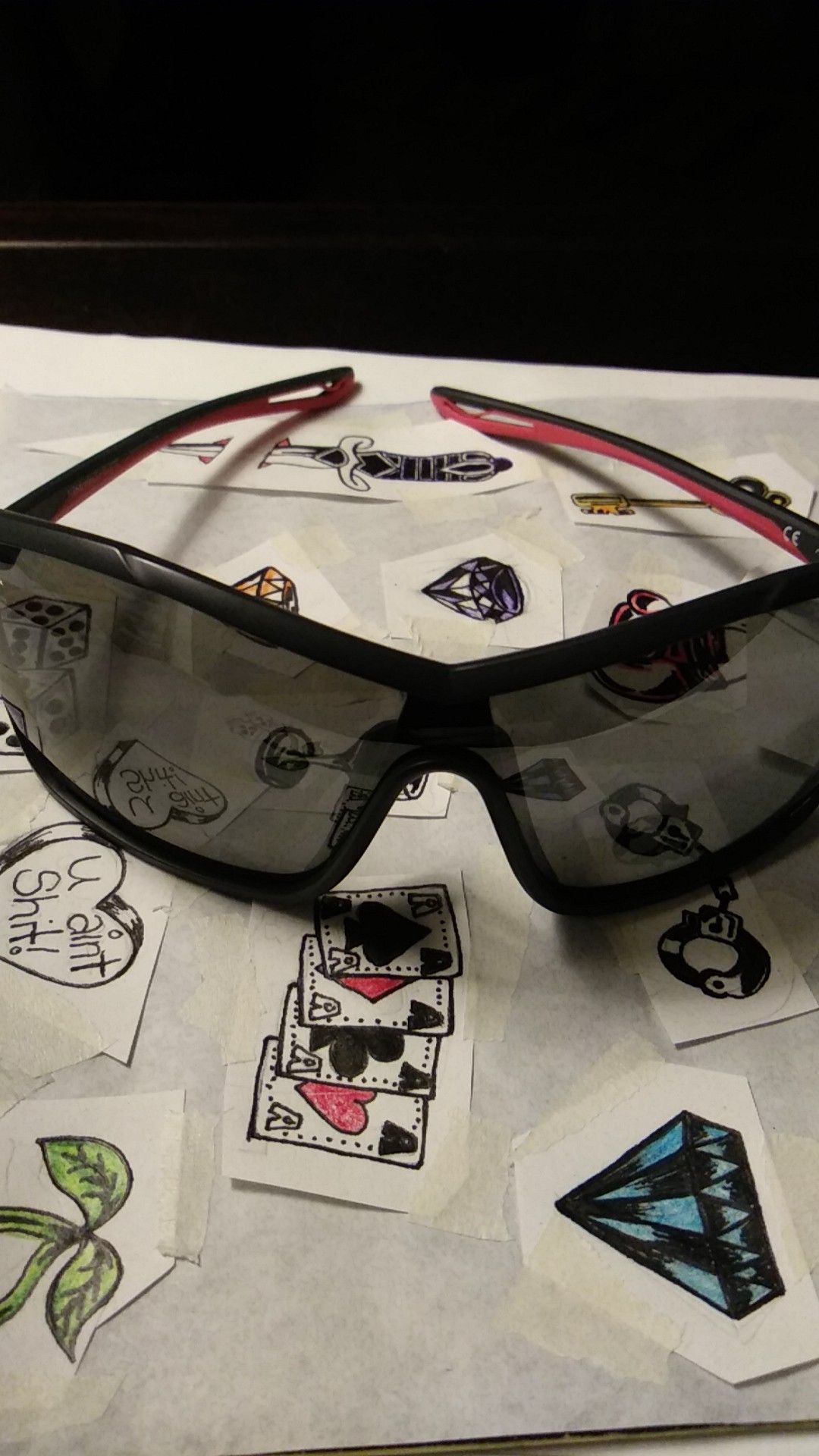 Brand new Nike Helix Elite sunglasses black and red