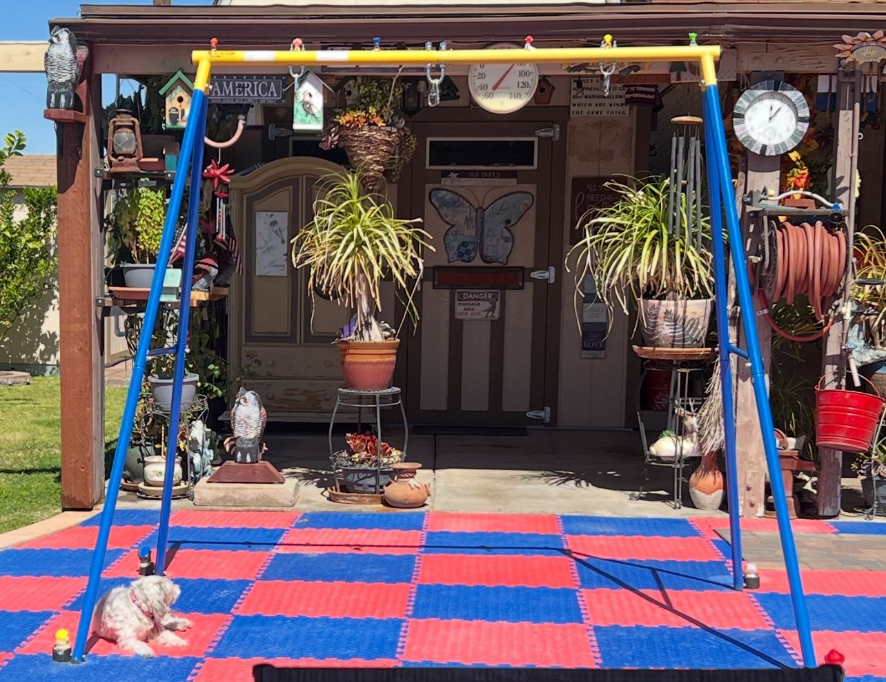 Swing Set A-Frame for swing or Saucer Swing. Heavy Duty design for up to 440#’s.