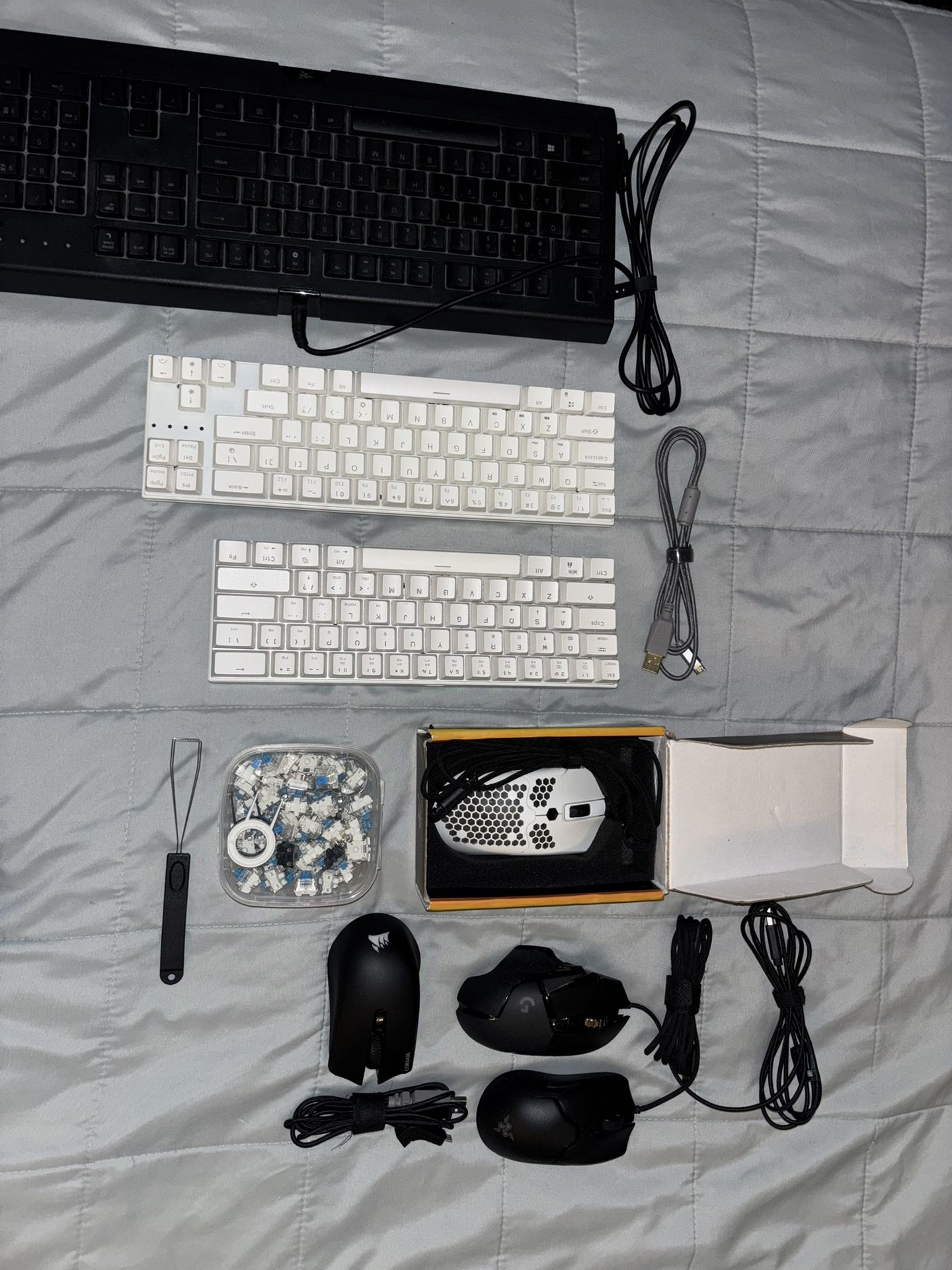 Gaming mouse and keyboards