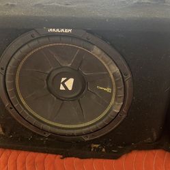 One 12” kicker with box