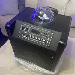 Bluetooth Speaker Karaoke Light Show….model MTs10-4..retails For $160