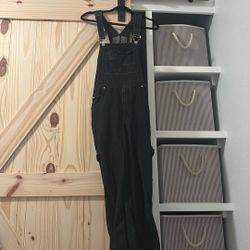 black overalls